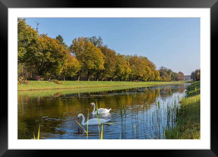 Fahrt nach Herrenchiemsee Framed Mounted Print by Thomas Schaeffer