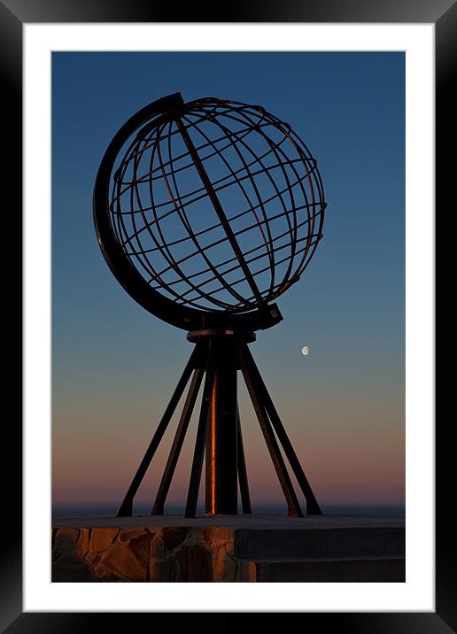 North Cape globe Framed Mounted Print by Thomas Schaeffer