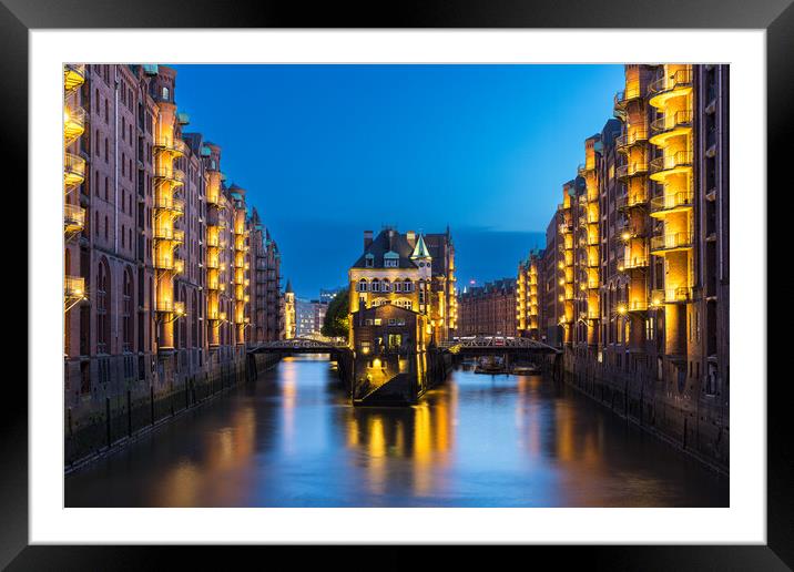 Hamburg Framed Mounted Print by Thomas Schaeffer