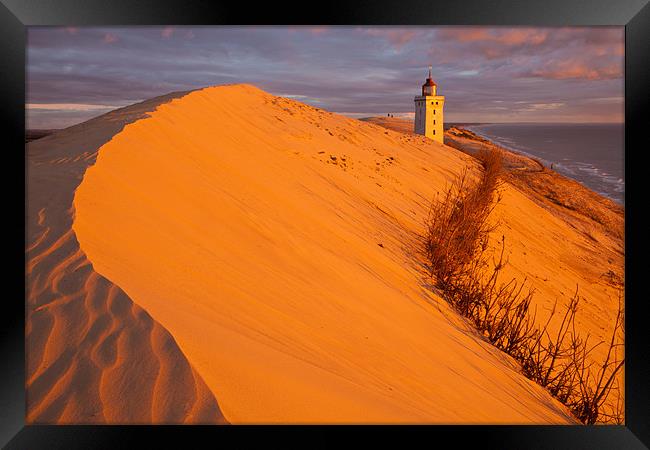 Dune sunset Framed Print by Thomas Schaeffer