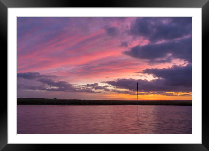 Sunrise on the North coast Framed Mounted Print by Thomas Schaeffer