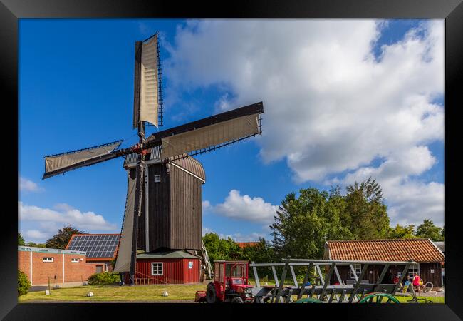 Windmill Framed Print by Thomas Schaeffer