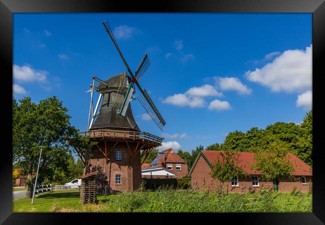 Windmill Framed Print by Thomas Schaeffer