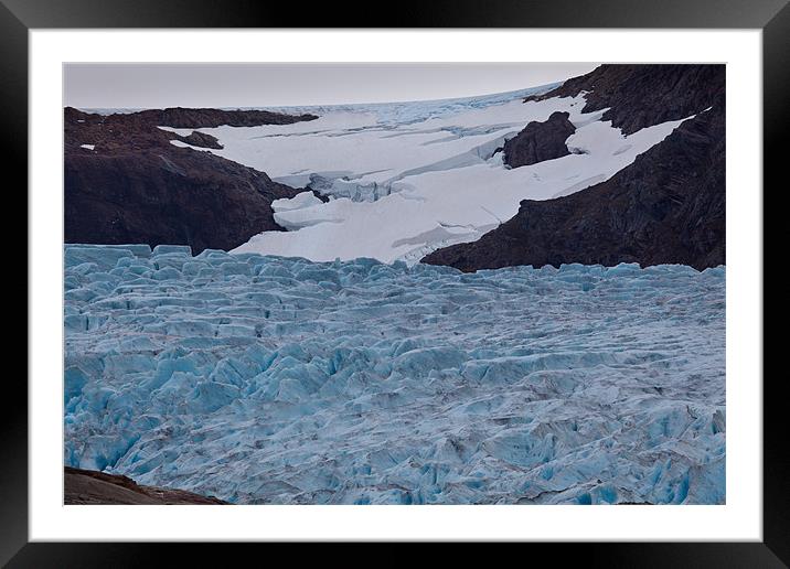 Svartisen Glacier Framed Mounted Print by Thomas Schaeffer