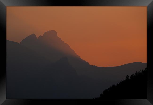 Sunset in Bavaria Framed Print by Thomas Schaeffer
