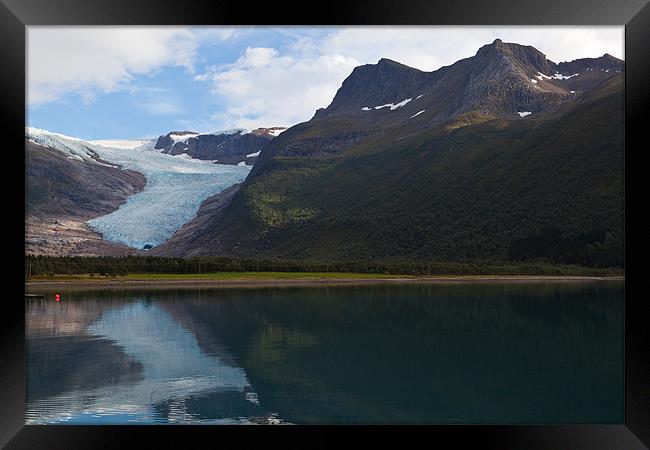 Svartisen Glacier Framed Print by Thomas Schaeffer