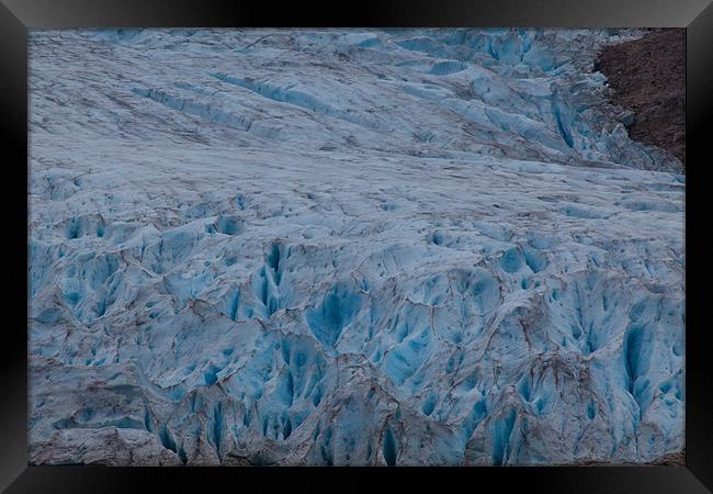 Svartisen glacier Framed Print by Thomas Schaeffer