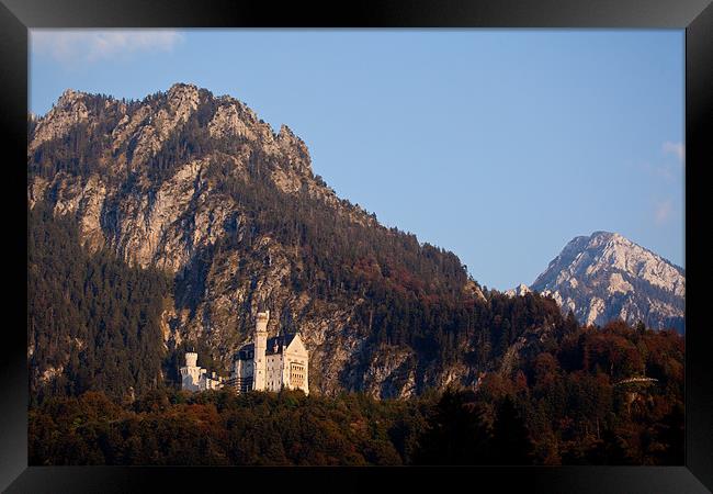 Sunset at Neuschwanstein Framed Print by Thomas Schaeffer