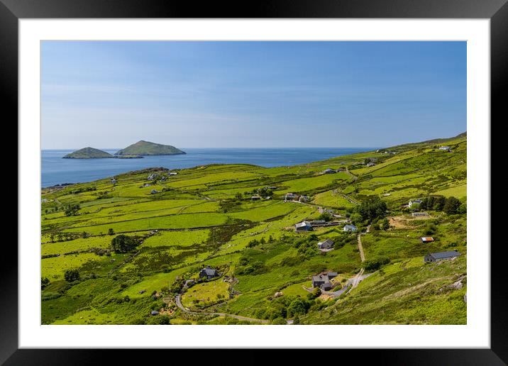 Auf dem Ring of Kerry Framed Mounted Print by Thomas Schaeffer
