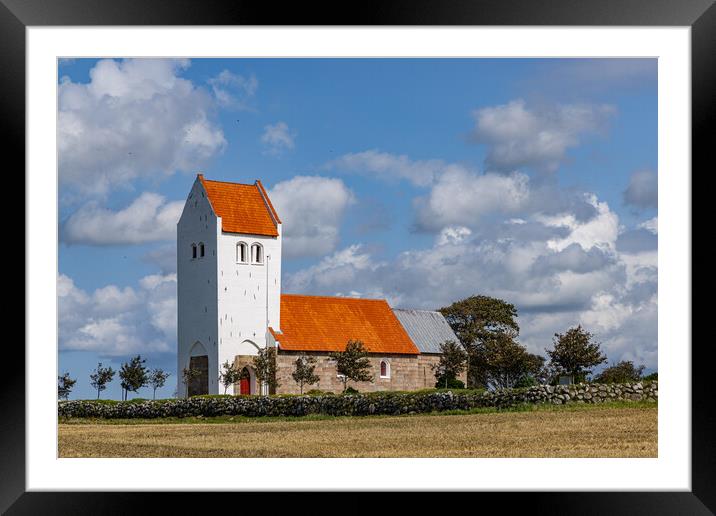 Veslos Kirke Framed Mounted Print by Thomas Schaeffer