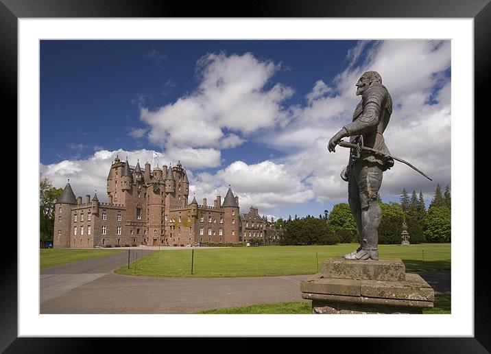 Glamis Castle Framed Mounted Print by Thomas Schaeffer