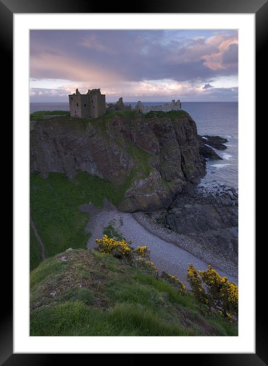 Dunnottar sunset Framed Mounted Print by Thomas Schaeffer