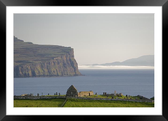 Afternoon light on Skye Framed Mounted Print by Thomas Schaeffer