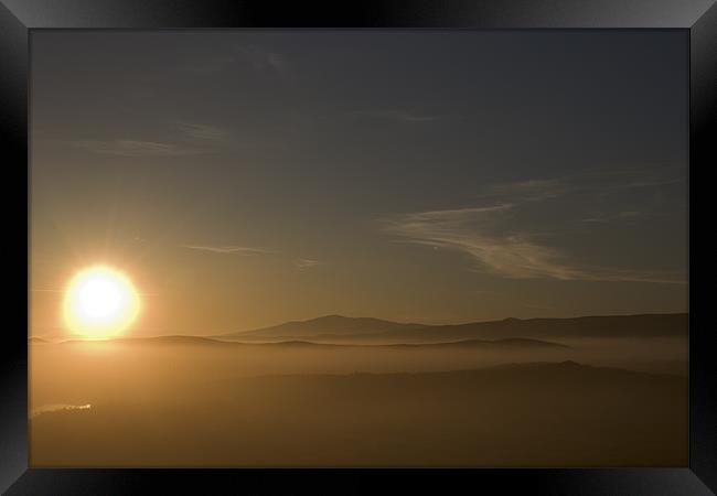 Rannoch Moor sunrise Framed Print by Thomas Schaeffer