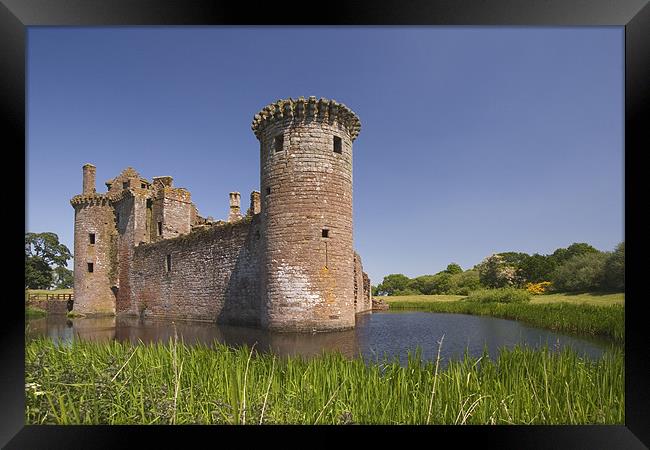 Caerlaverock Castle Framed Print by Thomas Schaeffer