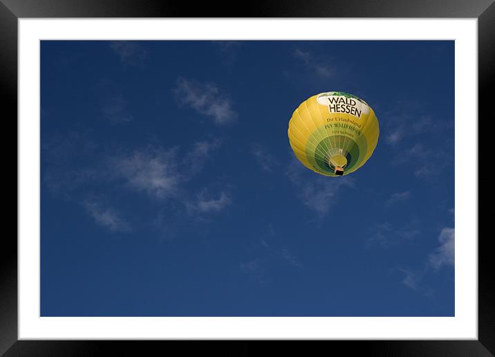 Hot Air Balloon Framed Mounted Print by Thomas Schaeffer