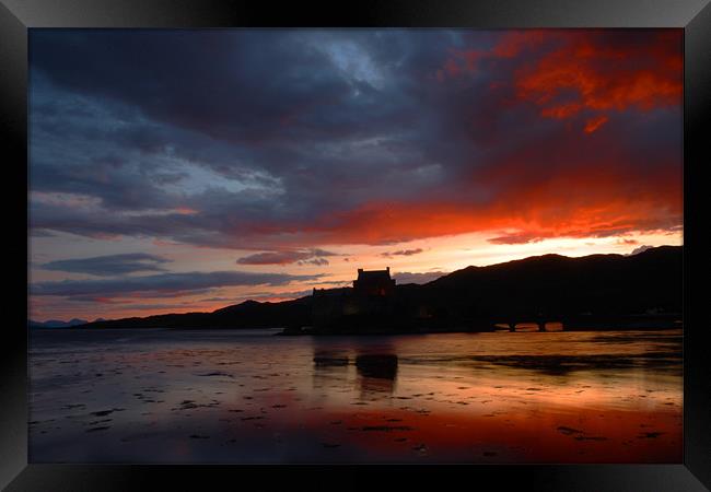 Eilean Donan Sunset  Framed Print by Thomas Schaeffer