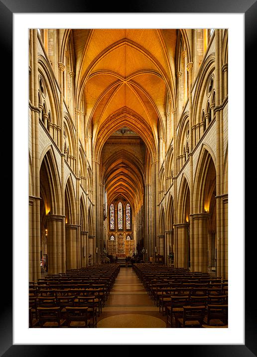Truro Cathedral Framed Mounted Print by Thomas Schaeffer