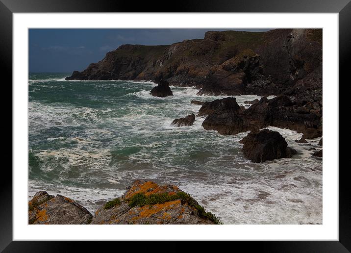 Kynance Cove Framed Mounted Print by Thomas Schaeffer
