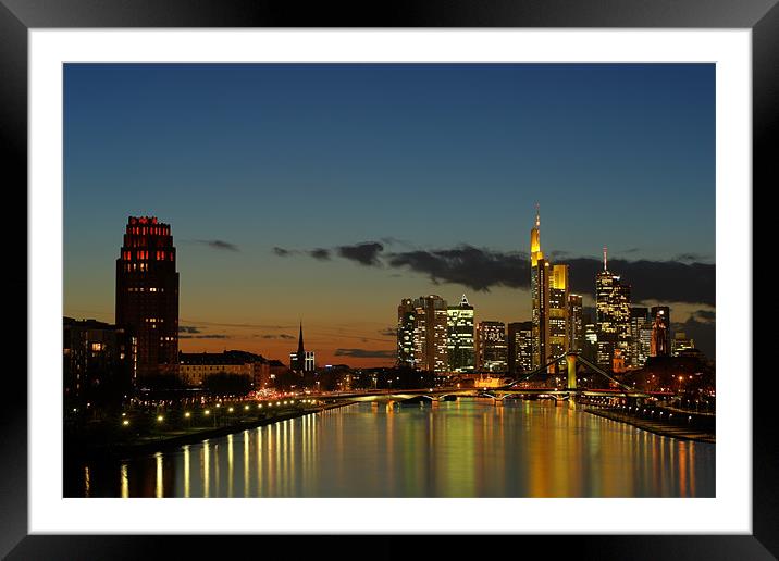 Golden City  Framed Mounted Print by Thomas Schaeffer