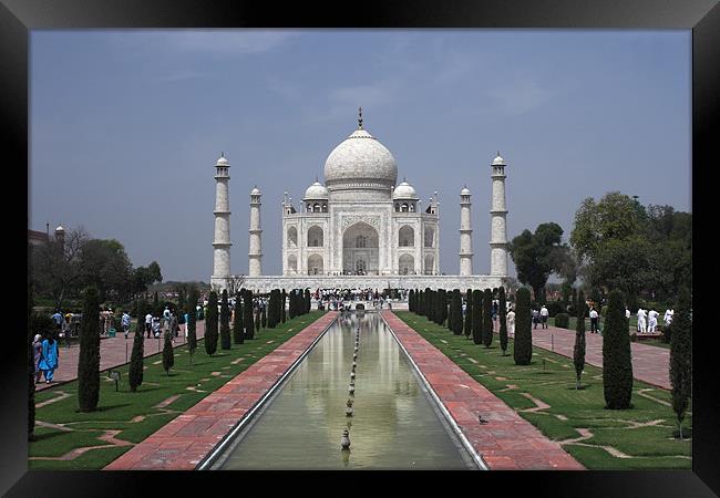 Taj Mahal Framed Print by Thomas Schaeffer
