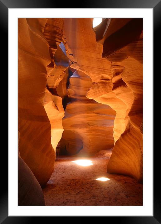 Antelope Canyon I Framed Mounted Print by Thomas Schaeffer