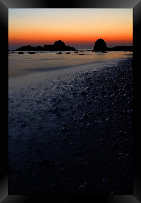 Rocky beach Framed Print by Thomas Schaeffer