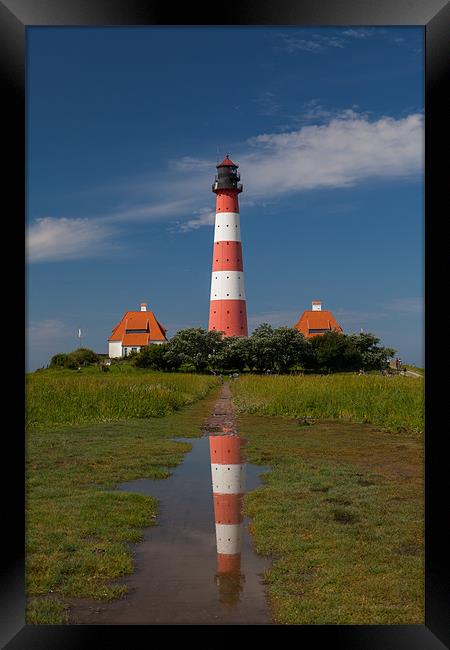 Westerhever Lighthouse Framed Print by Thomas Schaeffer
