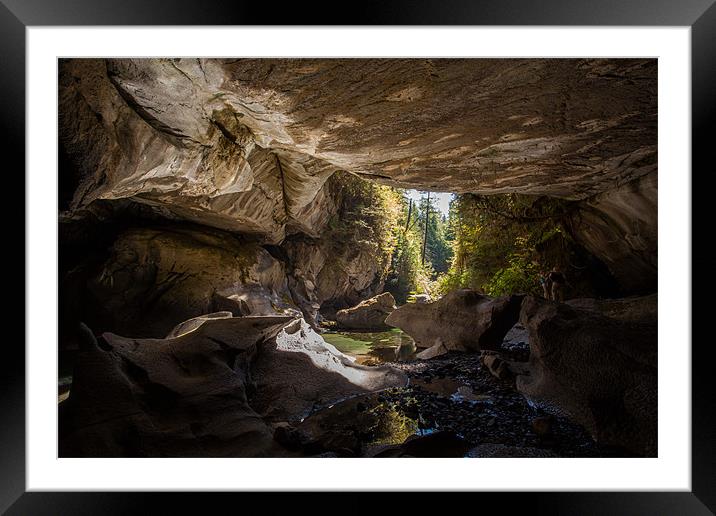 Huson Caves Framed Mounted Print by Thomas Schaeffer