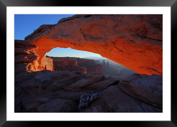 Mesa Arch IV Framed Mounted Print by Thomas Schaeffer