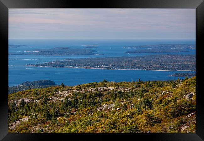 View from Cadillac Mountain Framed Print by Thomas Schaeffer