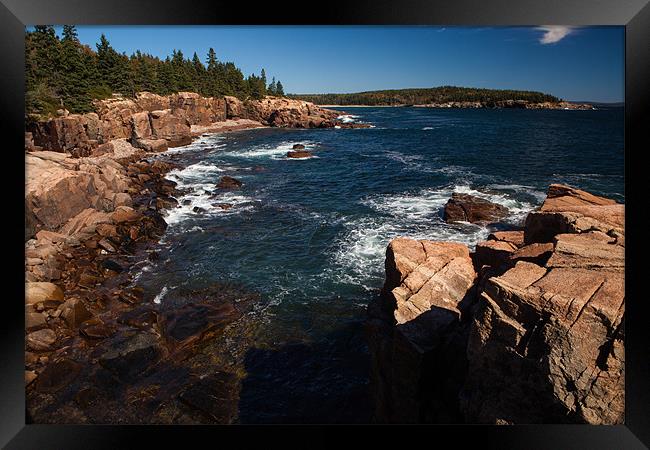 Acadia coast Framed Print by Thomas Schaeffer