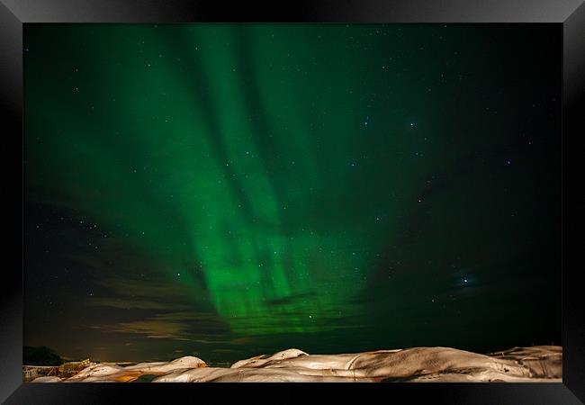 Northern Lights Framed Print by Thomas Schaeffer