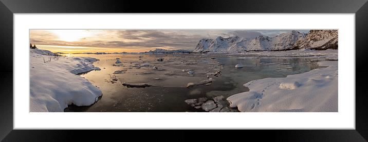 Coast at Valberg Framed Mounted Print by Thomas Schaeffer