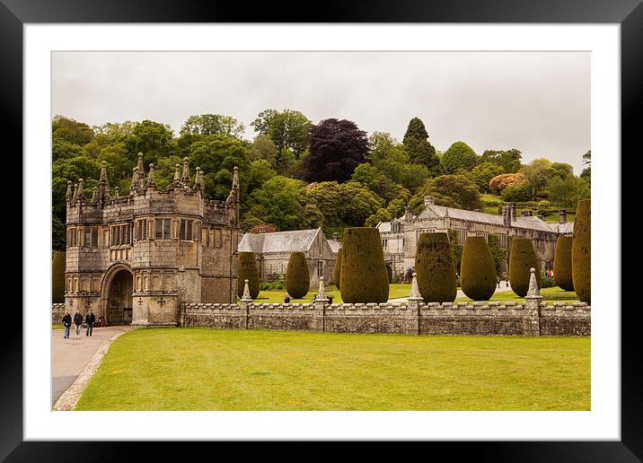 Lanhydrock House and Garden Framed Mounted Print by Thomas Schaeffer