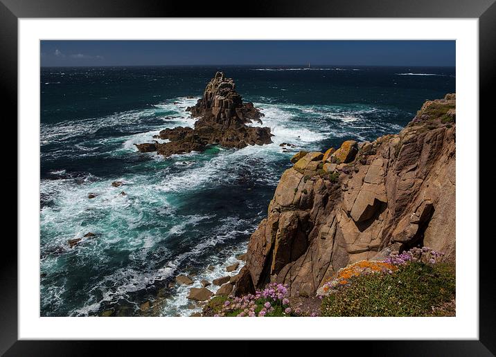 Coast at Lands End Framed Mounted Print by Thomas Schaeffer