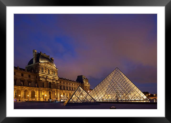 Paris, Louvre Framed Mounted Print by Thomas Schaeffer