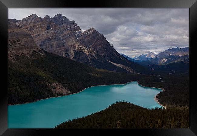 Peyto Lake Framed Print by Thomas Schaeffer