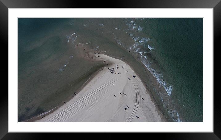 Graenen aerial Framed Mounted Print by Thomas Schaeffer