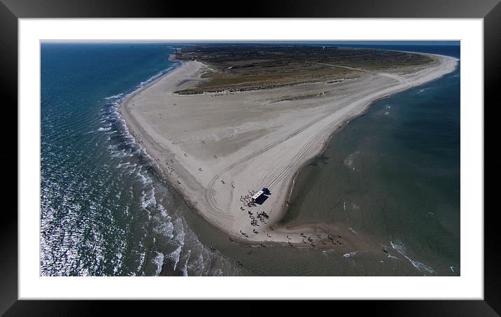 Graenen aerial Framed Mounted Print by Thomas Schaeffer