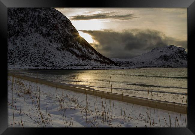 Haukland Beach Framed Print by Thomas Schaeffer