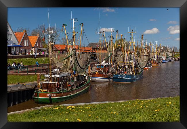 Greetsiel Harbor Framed Print by Thomas Schaeffer