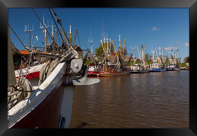 Greetsiel Harbor Framed Print by Thomas Schaeffer