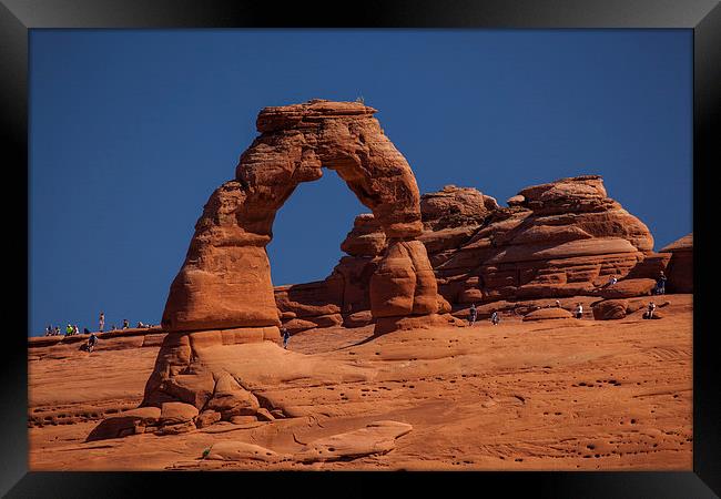 Delicate Arch Framed Print by Thomas Schaeffer