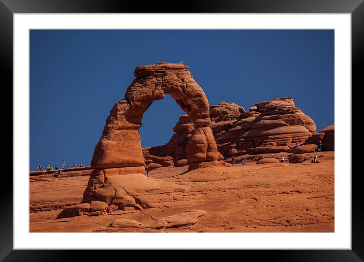 Delicate Arch Framed Mounted Print by Thomas Schaeffer