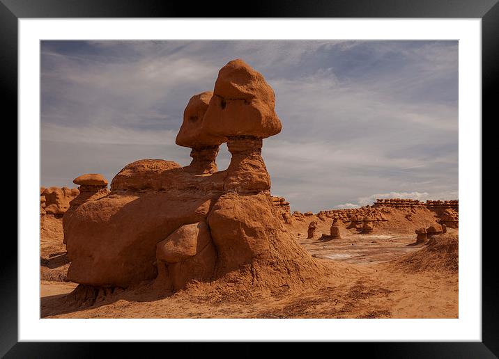 Goblin Valley Framed Mounted Print by Thomas Schaeffer