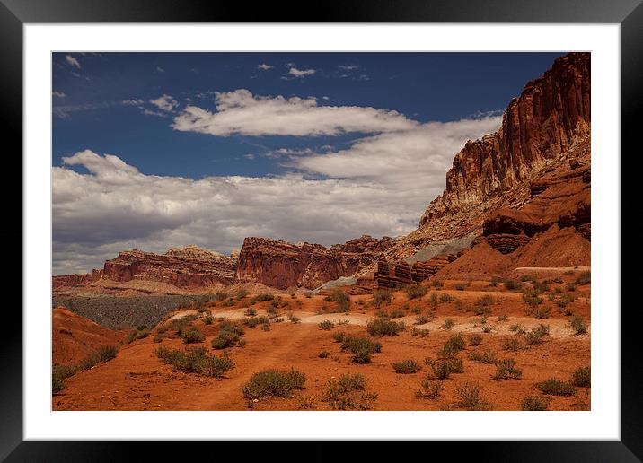 Capitol Reef Nationalpark Framed Mounted Print by Thomas Schaeffer