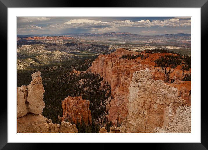 Rainbow Point Framed Mounted Print by Thomas Schaeffer