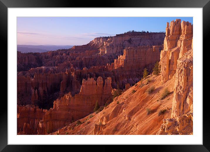 Sunrise at Inspiration Point Framed Mounted Print by Thomas Schaeffer
