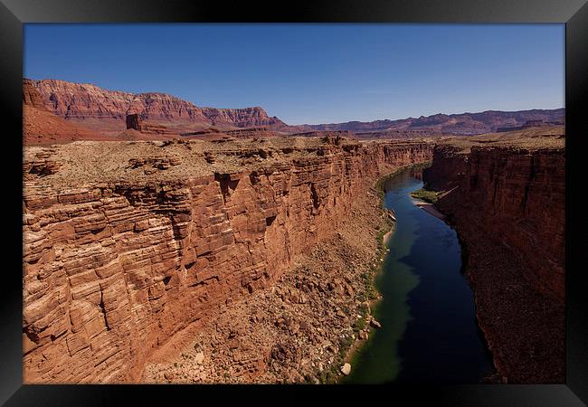 Navajo Bridge Framed Print by Thomas Schaeffer